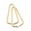 Beadalon Jump Ring Triangle 6.5x10.4mm Gold 35ppcs